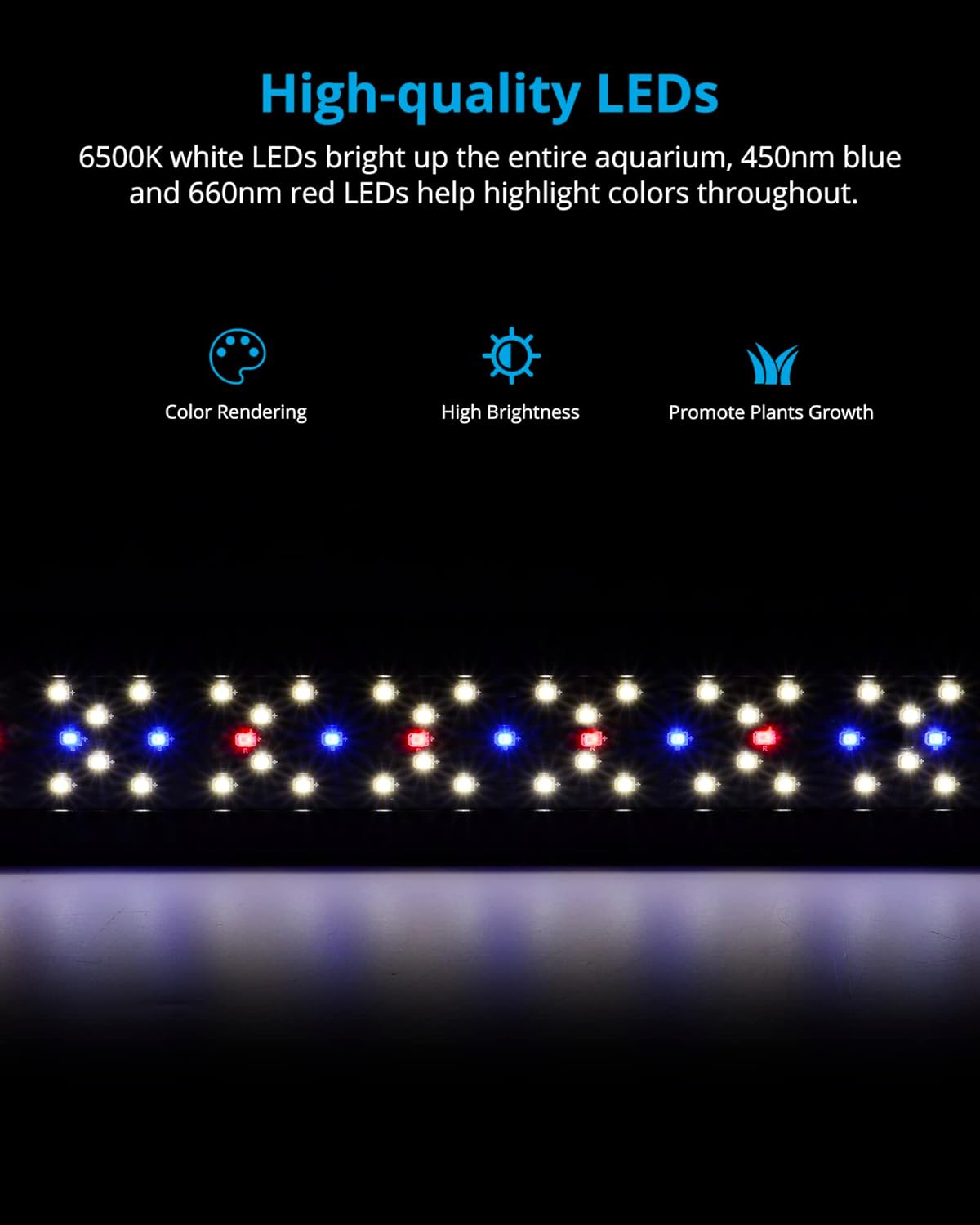 NICREW SkyLED Plus Aquarium Plant Light - 12 - 18 in - image 4