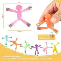 laleay Magnetic Men Fidget Toys - 6pcs - image 3