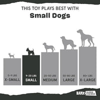 Barkbox Super Chewer Tough Dog Chew Toys for Aggressive Chewers, Plush 2 Toys in 1 (Potato - Small)