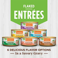 Instinct Flaked Entrée Wet Canned Cat Food - Tuna, 5.5 oz. Cans (Pack of 12)