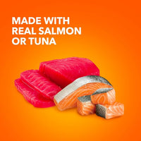 IAMS Perfect Portions Healthy Adult Wet Cat Food Pate, Salmon and Tuna Recipe Variety Pack, 2.6 oz. Twin-Pack Trays (24 Count, 48 Servings)