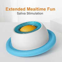 slow feeder pet bowl for liquid treats