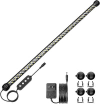 SEAOURA Submersible Led Aquarium Light for Fish Tank with Timer - 22.8 in for 24-43inch tank