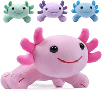 Axolotl Plush Toy, 10.8” Soft Cute Axolotl Stuffed Cotton Plush Pillow Kawaii Salamander Animal - Pink