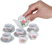 Rhode Island Novelty 13 PC Ceramic Tea Set – Fun for Kids & Family - image 2