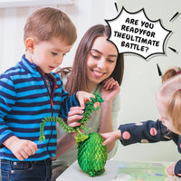 3D Printed Dragon Egg, Mystery Articulated Crystal Dragon Egg Fidget Toys, 3D Print Surprise - Green - image 3