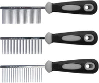 Resco Professional Anti-Static Dog, Cat, Pet Comb for Grooming, Medium Tooth Spacing, 1-Inch Pins