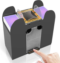 FEIERYA Automatic Card Shuffler 1/2/4/6 Decks – Fun for Kids & Family - 6 Decks