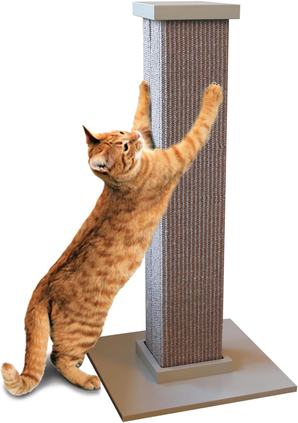 SmartCat Pioneer Pet Ultimate Scratching Post – Essentials for Cats - Gray