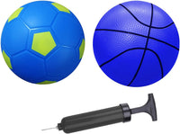 ABAJI 5 inch mini rubber basketball for kids with hand pump and needle - view 5