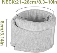 Cat Neck Brace, Breathable & Adjustable Cone Collar After Surgery Recovery Anti-Scratch Anti-Lick Protection, Cat Cone Collar for Small Medium Dogs Puppies Kittens (Grey, S)