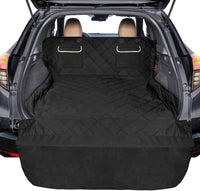 SUV Cargo Liner for Dogs - Trunk Cover for SUV with Bumper Flap Protector – Essentials for Dogs - Pockets Black / Standard: 55" x 91"