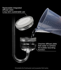 Acrylic CO2 Diffuser with Integrated Bubble Counter for Aquarium - Acrylic diffuser(S) - image 3