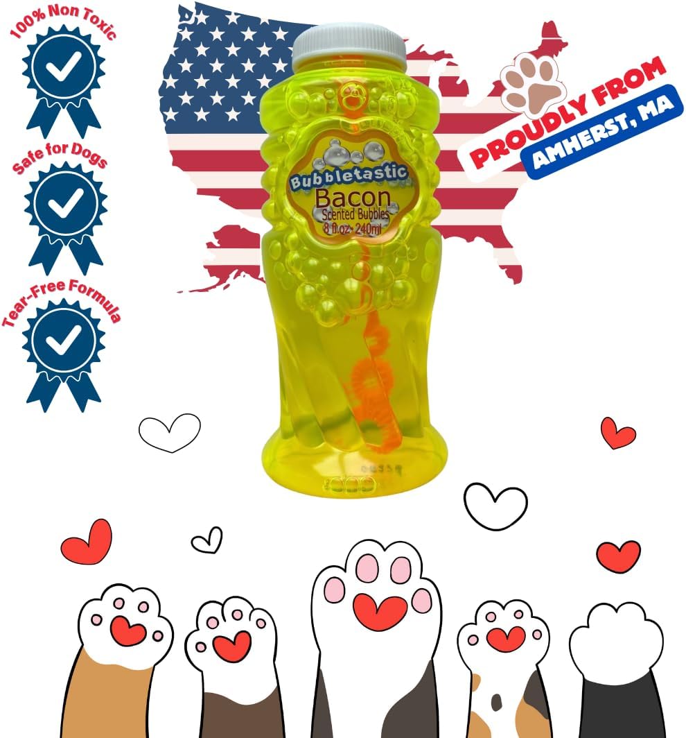 Bubbletastic Bubbles for Dogs, 100% Non Toxic, Tear Free, USA - image 2