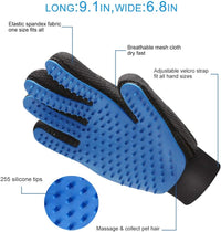 Pet Grooming Gloves 1 Pair Deshedding Mitt for Dogs Cats Bath Massage – Essentials for Dogs - image 2