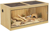 unipaws 110 Gallon Reptile Tank for Lizards - Nature / 50 Gallon Tank