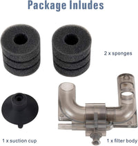 hygger Super Mini Aquarium Single Sponge Filter for Small Fish Tank - Small (Pack of 2) - image 2