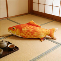 OPHRBU 24 inch fish plush pillow shaped like a realistic carp with soft short plush fabric - view 18