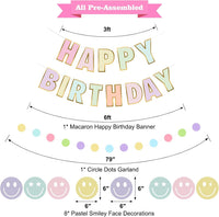 Halloween Birthday Banner - Macaron / Smile - image 2