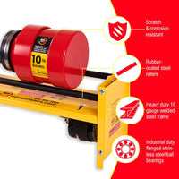 MJR Tumblers 40lb heavy duty rock tumbler with powder-coated steel frame and rubber rollers - view 15
