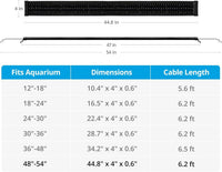 NICREW ClassicLED Plus LED Aquarium Light, 15W - 48 - 54 in - image 2