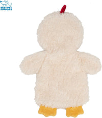 Best Pet Supplies Bunny Buddy Squeaky Plush Dog Toy, Beige - Crinkle Chicken (Cream) / Large - image 4