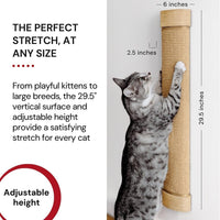 Wall Mounted Cat Scratcher, Replaceable Sisal Scratching Post – Essentials for Cats - image 4