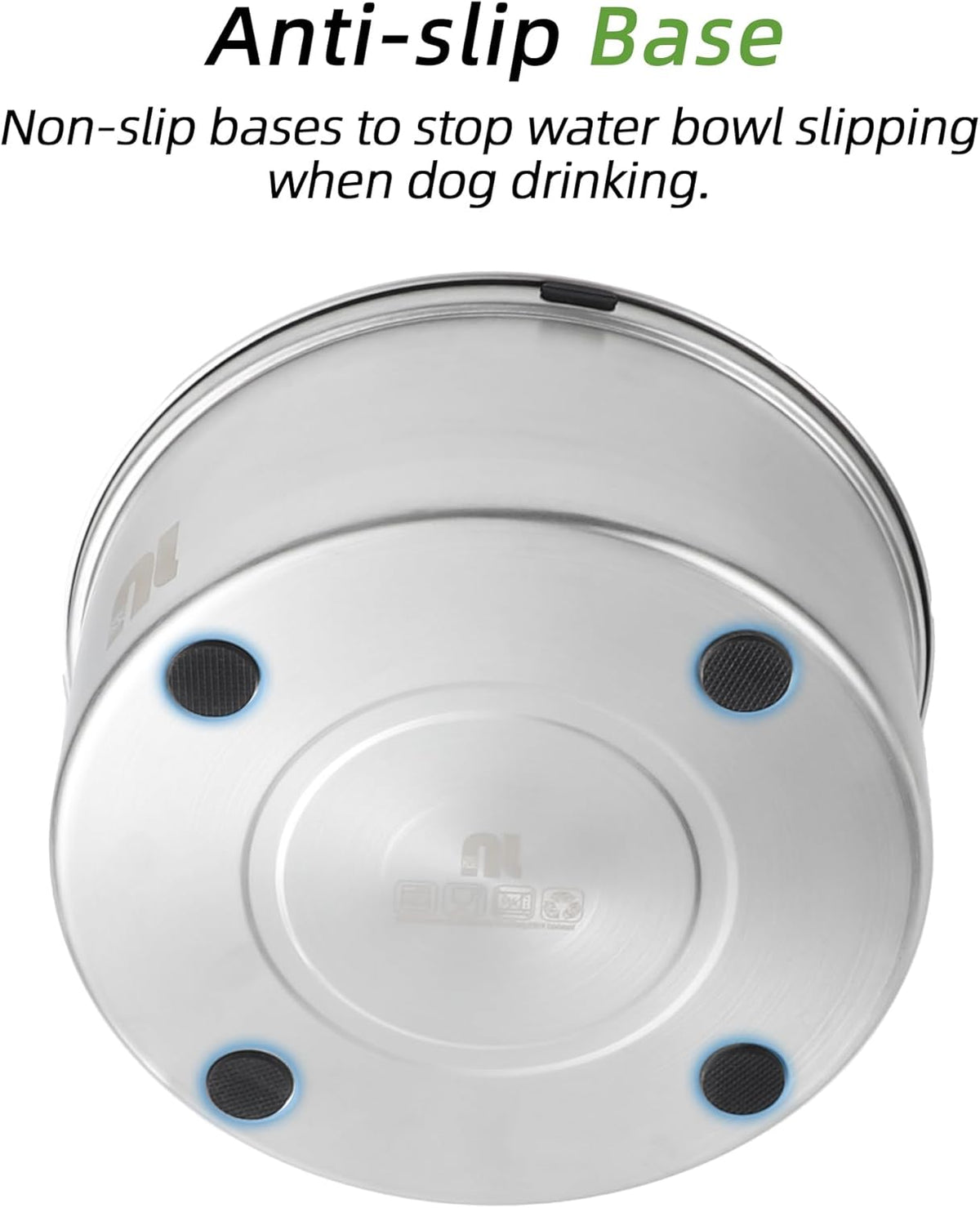 1L/0.26 Gallon Dog Water Bowl No Spill - 1 L - image 4