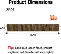 2-Pack Rat Bendy Long Suspension Bridges 19.7 x 2.7 Inch Hamster - 2PCS 19.7x2.7in - image 2