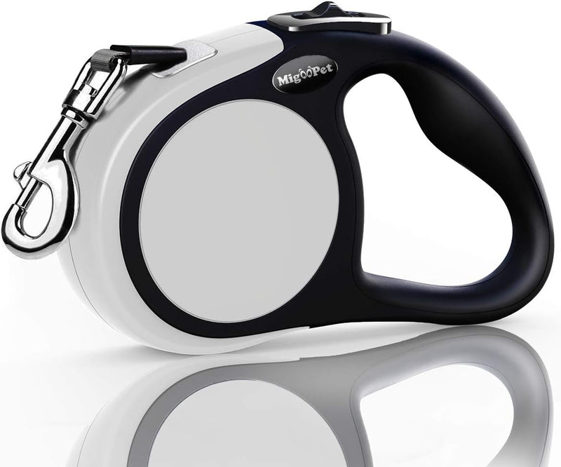 Heavy Duty Retractable Dog Leash-16ft Strong & Durable Walking Leash - Grey / Small/Medium