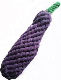 Dog Toys Puppy Teething Chew Toys 3 PCS - Purple eggplant
