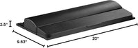Aqueon LED Deluxe Fish Tank Aquarium Full Hood, Black - 20" - image 2