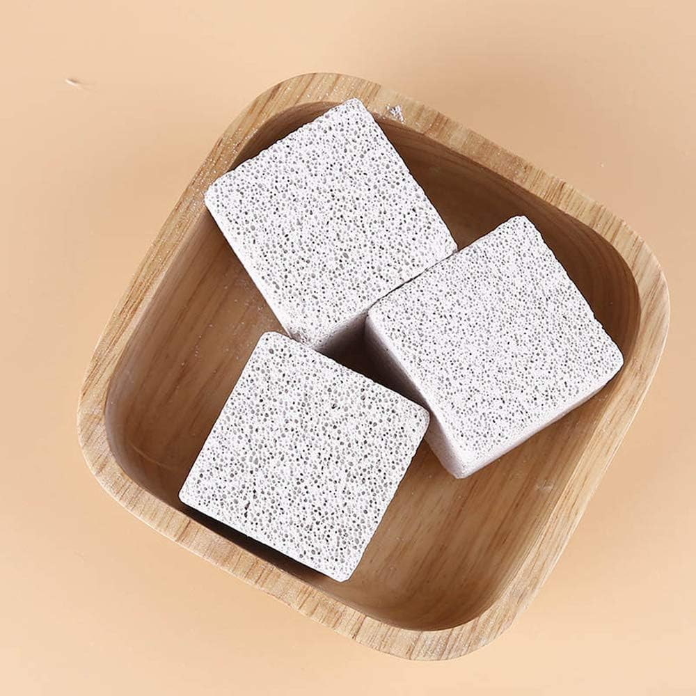 24 PCS Chinchilla Chew Toys Lava Blocks Hamster Chew Toys – Essentials for Small Pets - 10 Pcs-Square / 1.57 Inch Diameter - image 4