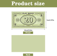 Sotiff play money for kids, 800 bills in 8 denominations - view 2