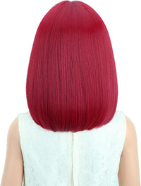 PATTNIUM kids dark blue short bob wig, synthetic with adjustable cap - view 34