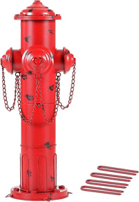 24"H Metal Fire Hydrant for Dogs to Pee On - 24"