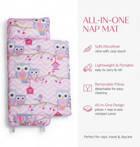 EVERYDAY KIDS Born to Dance Ballerina toddler nap mat with removable pillow and attached blanket - view 30