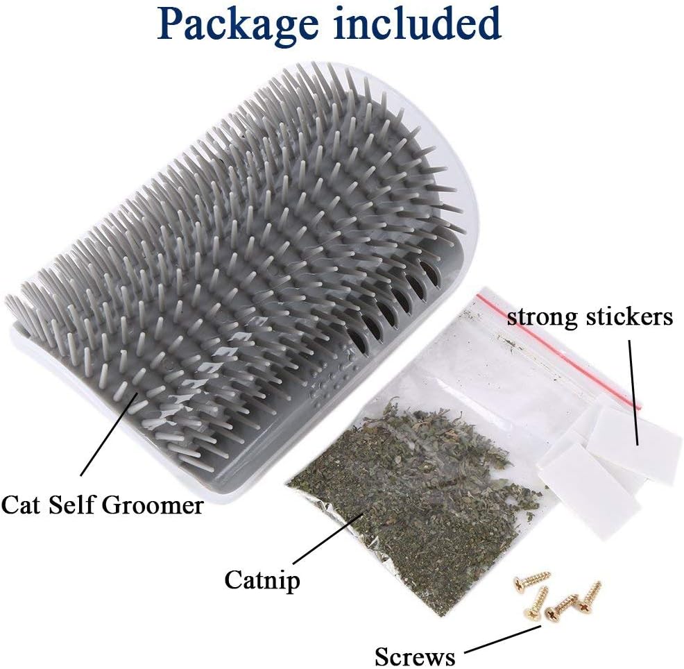 3.0 Softer Cat Self Groomer with Catnip - 3.0 Softer Grey (1 Pack) - image 2