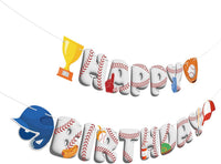 Hxezoc fire truck happy birthday banner with 14 paper flags and 2 fire engine flags - view 6