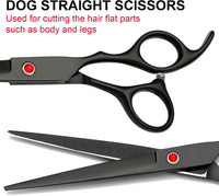 Dog Grooming Scissors Kit - Black 5 Piece / 5 - image 3
