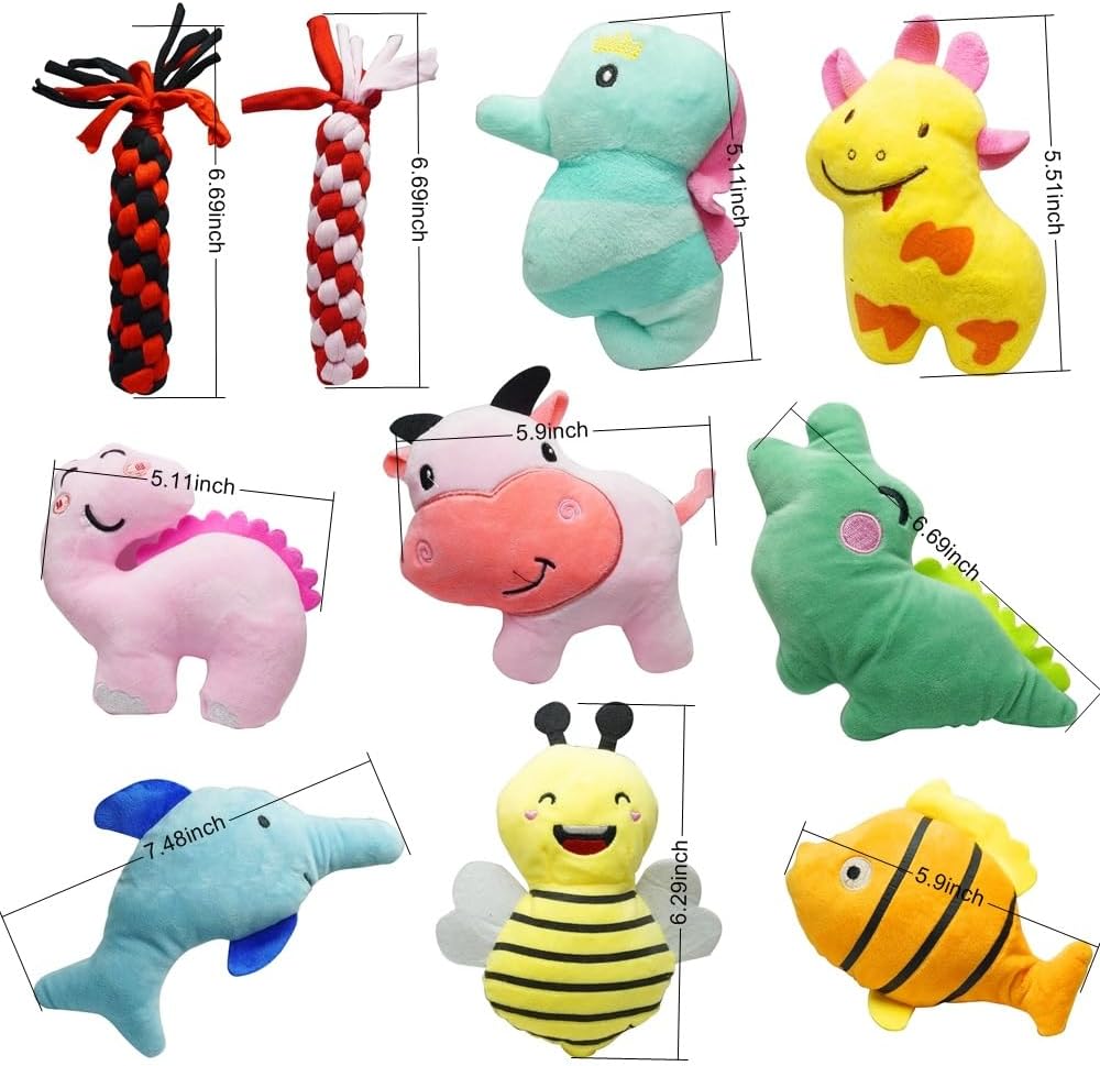 Squeaky Dog Toys Bulk ,20 Pack Puppy Teething Toys for Small to Medium Dogs – Essentials for Dogs - image 2