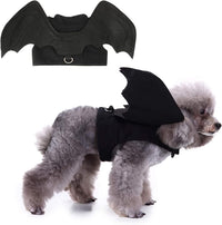 Dog Halloween Costume, Halloween Bat Wings for Dogs Cats - Large