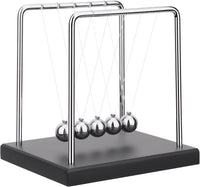 QLKUNLA Newtons Cradle Balance Balls Science Physics Gadget Desktop - 5 Beads