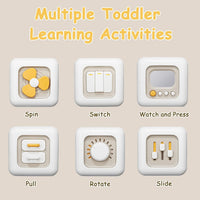 SOCBTNSO Montessori Busy Cube Travel Toy - Off-white - image 3
