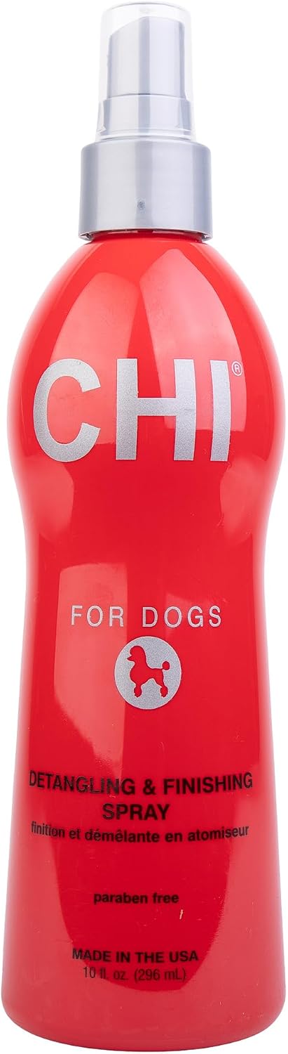 CHI for Dogs Deodorizing Spray, Unscented - Detangling Finishing Spray / 10 Fl Oz (Pack of 1)