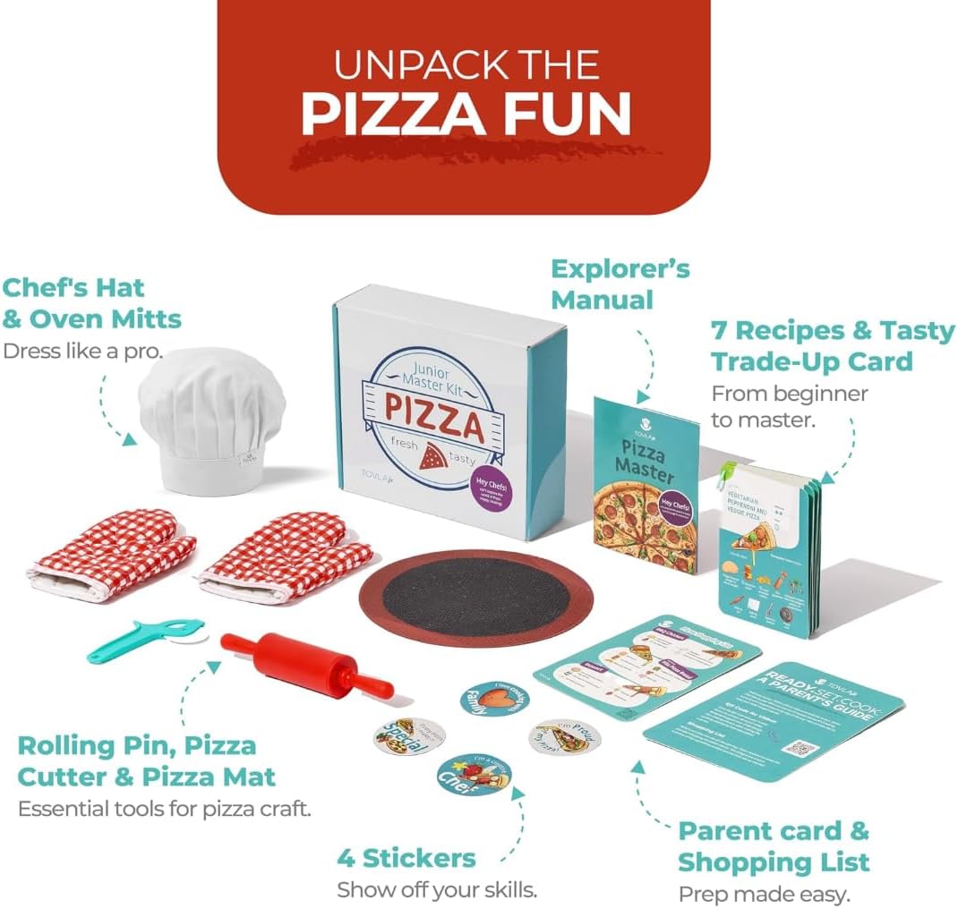 Tovla Jr. Kids Gummy Making Kit, Real Reusable Candy Science - Pizza Making Kit - image 2