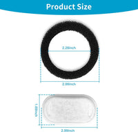 16 Pack Replacement Filters for Cat/Dog Water Fountain - 8 Filters+8 Sponges - image 2