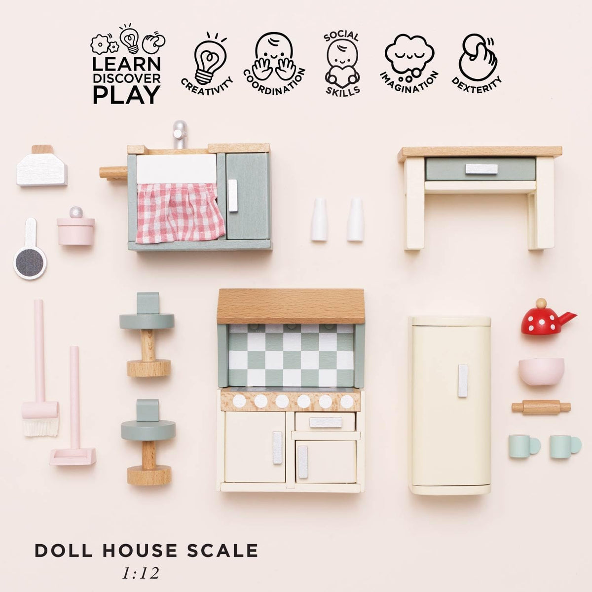 Le Toy Van Kitchen Dollhouse Furniture Play Set – Fun for Kids & Family - image 4