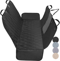VIVAGLORY Dog Seat Cover Dog Hammock, Standard - Large (width 56") / Black