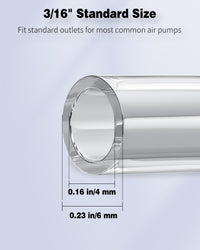 Pawfly Aquarium Airline Tubing 6.5 Feet Standard 3/16" Aquarium - Grey / 26 Feet - image 2